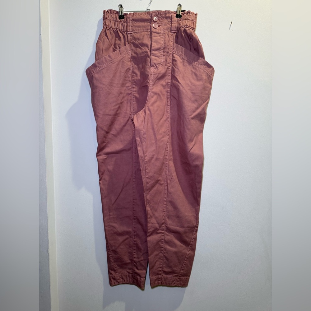 Free People Brown Wide Leg Pants with Effortless Style